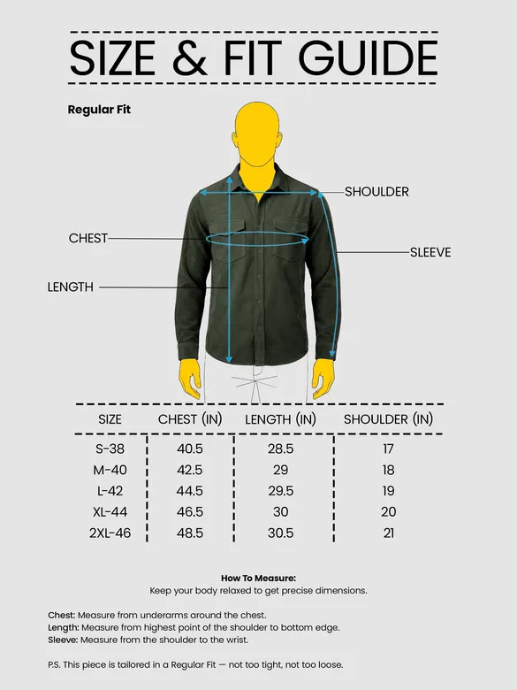 Olive Green Dual Pocket Textured Corduroy Shirt